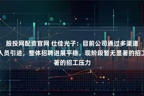 股投网配资官网 仕佳光子：目前公司通过多渠道开展人员引进，整体招聘进展平稳，现阶段暂无显著的招工压力